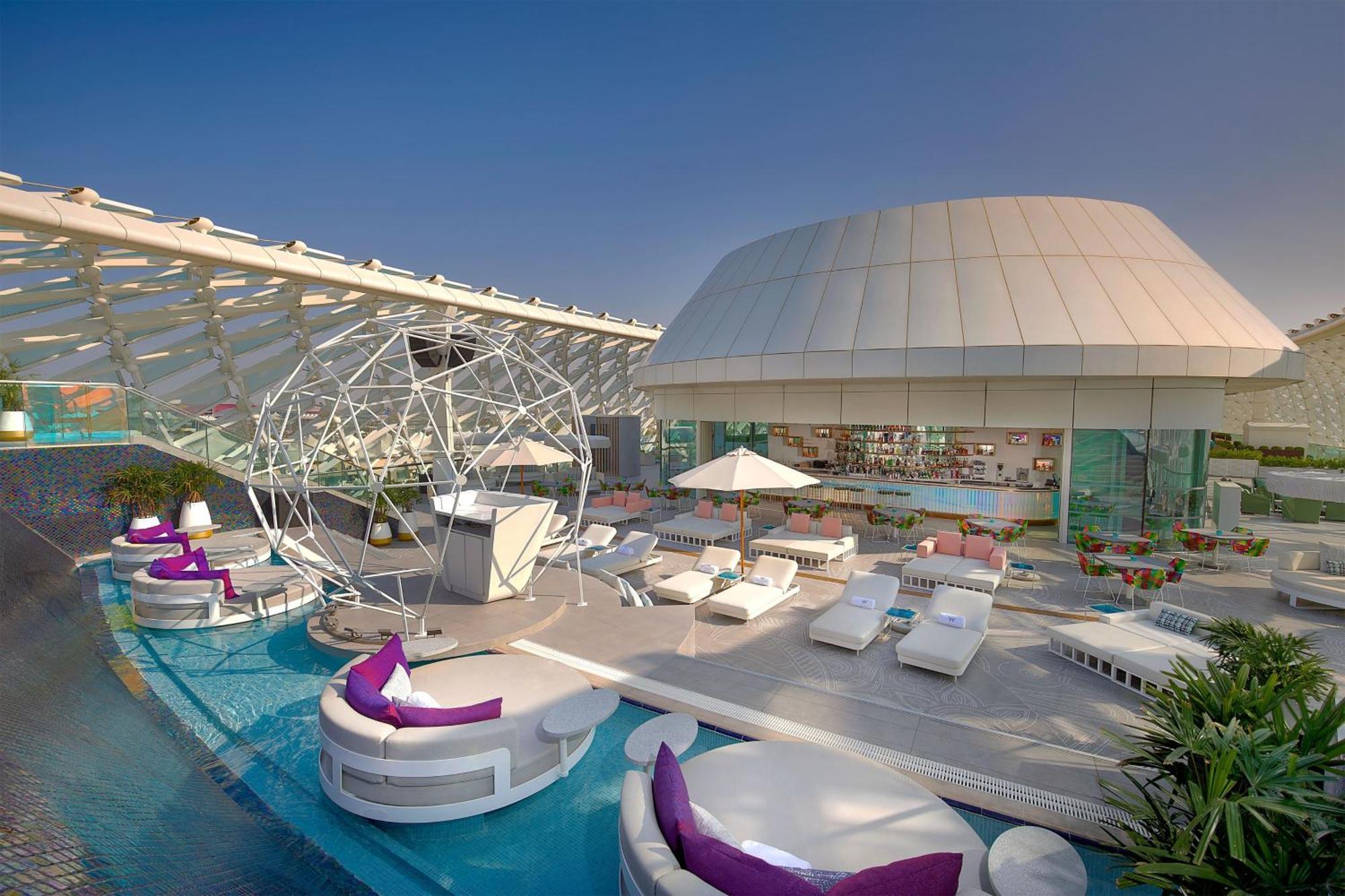 W Abu Dhabi - Yas Island Hotel Exterior photo The Dome, the hotel's rooftop bar